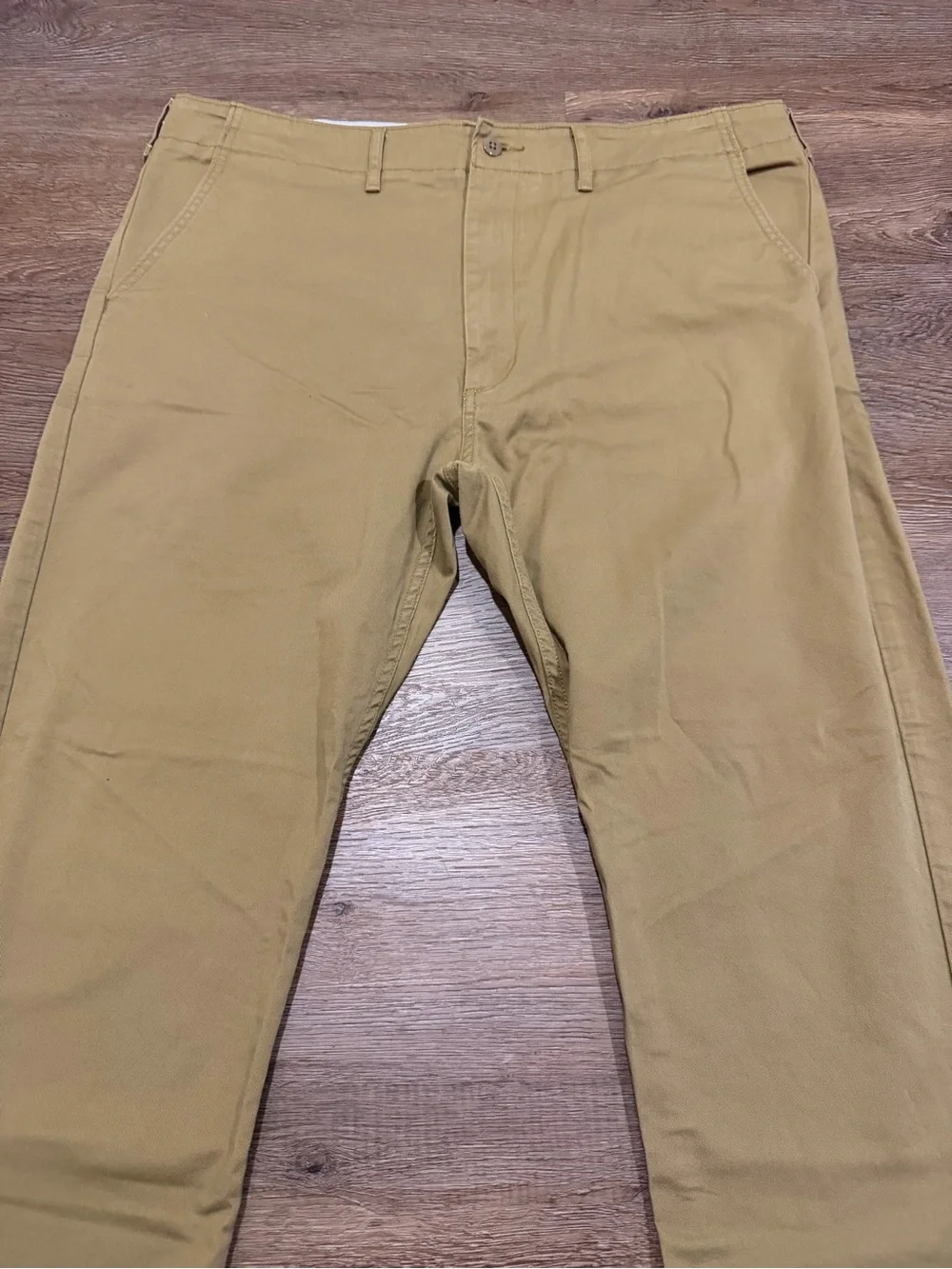 Levi’s Regular Taper Chino Pants Men’s 38x28 British Khaki Stretch